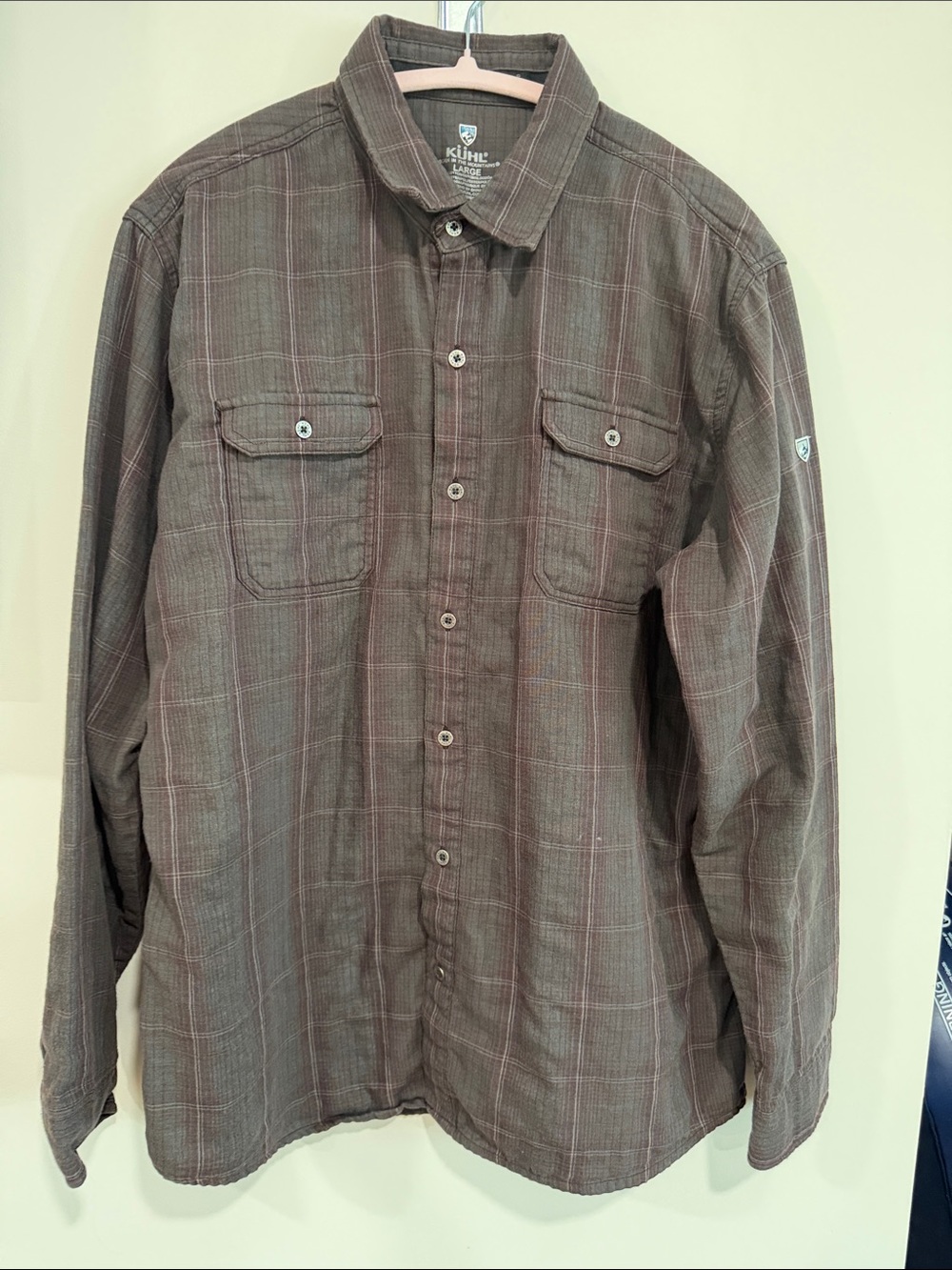 Kuhl Women's Brown Plaid Button-Down Shirt
